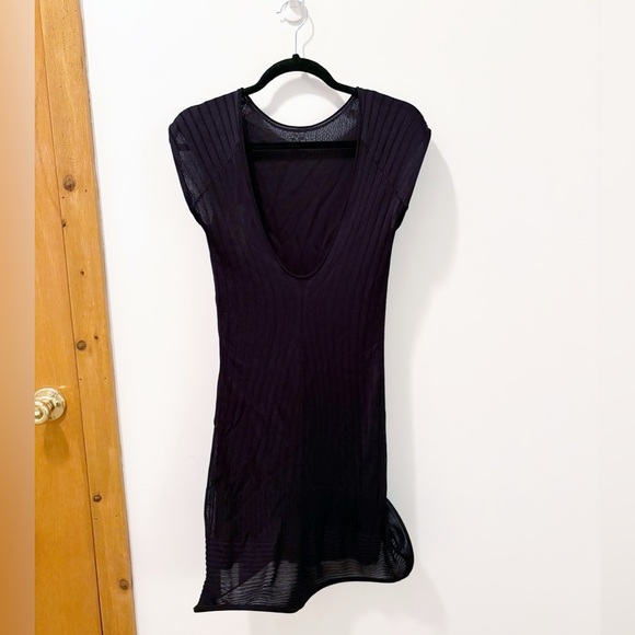 New Tory Burch Viscose Knit Hoop Dress - Picture 7 of 10